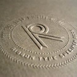 MASTROINCHIOSTRO tipografia studio grafico embossing debossing