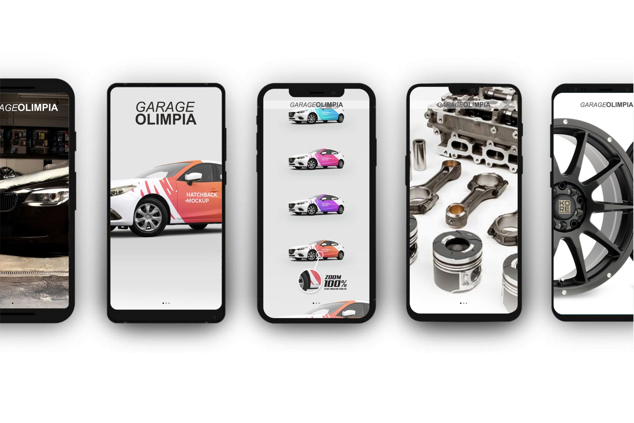 Web site for GARAGE OLIMPIA in ROME