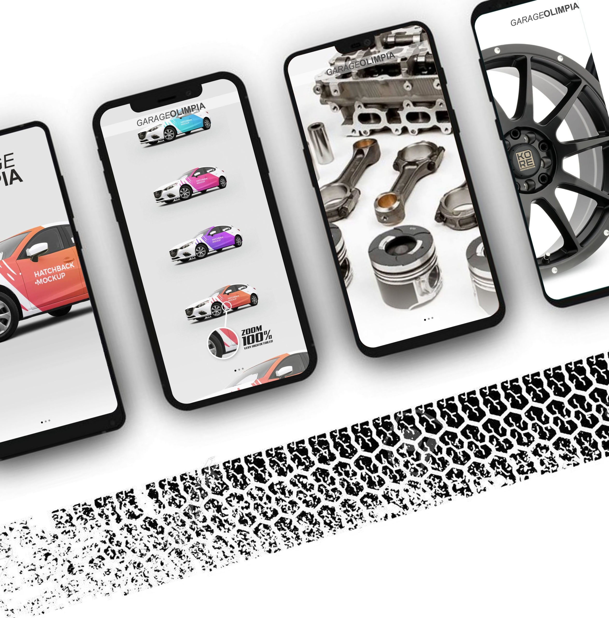 Web site for GARAGE OLIMPIA in ROME
