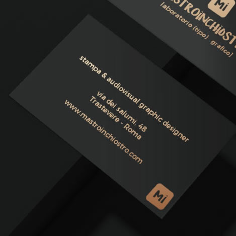 blackpaper_hotfoilprint_MASTROiNCHIOSTRO_04 business cards black paper - stampa hotfoil | MASTROiNCHIOSTRO