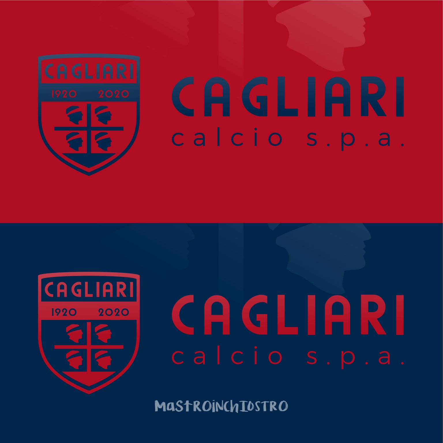 Cagliari Calcio Logo Rebrand | MASTROiNCHIOSTRO