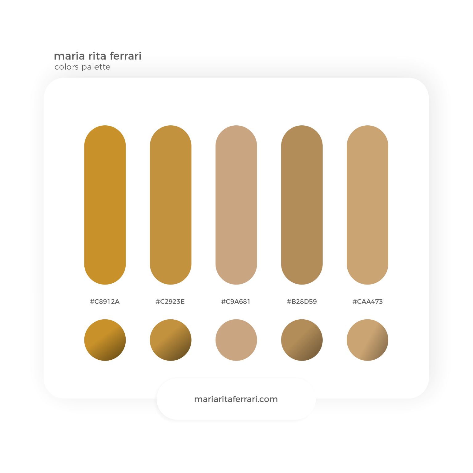 MRF_colors_palette_01 Logo per Maria Rita Ferrari - event & wedding planner | MASTROiNCHIOSTRO