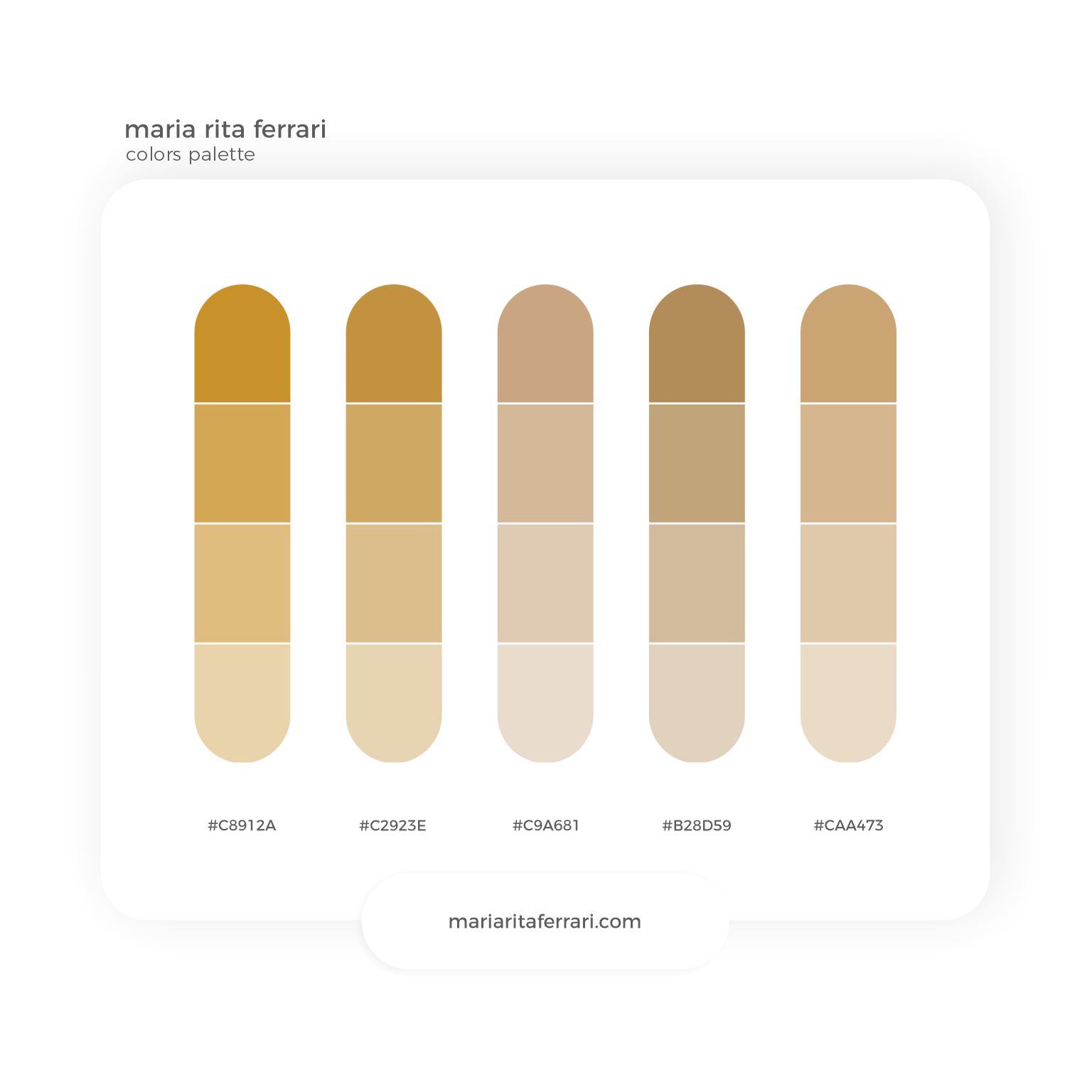 MRF_colors_palette_03 Logo per Maria Rita Ferrari - event & wedding planner | MASTROiNCHIOSTRO
