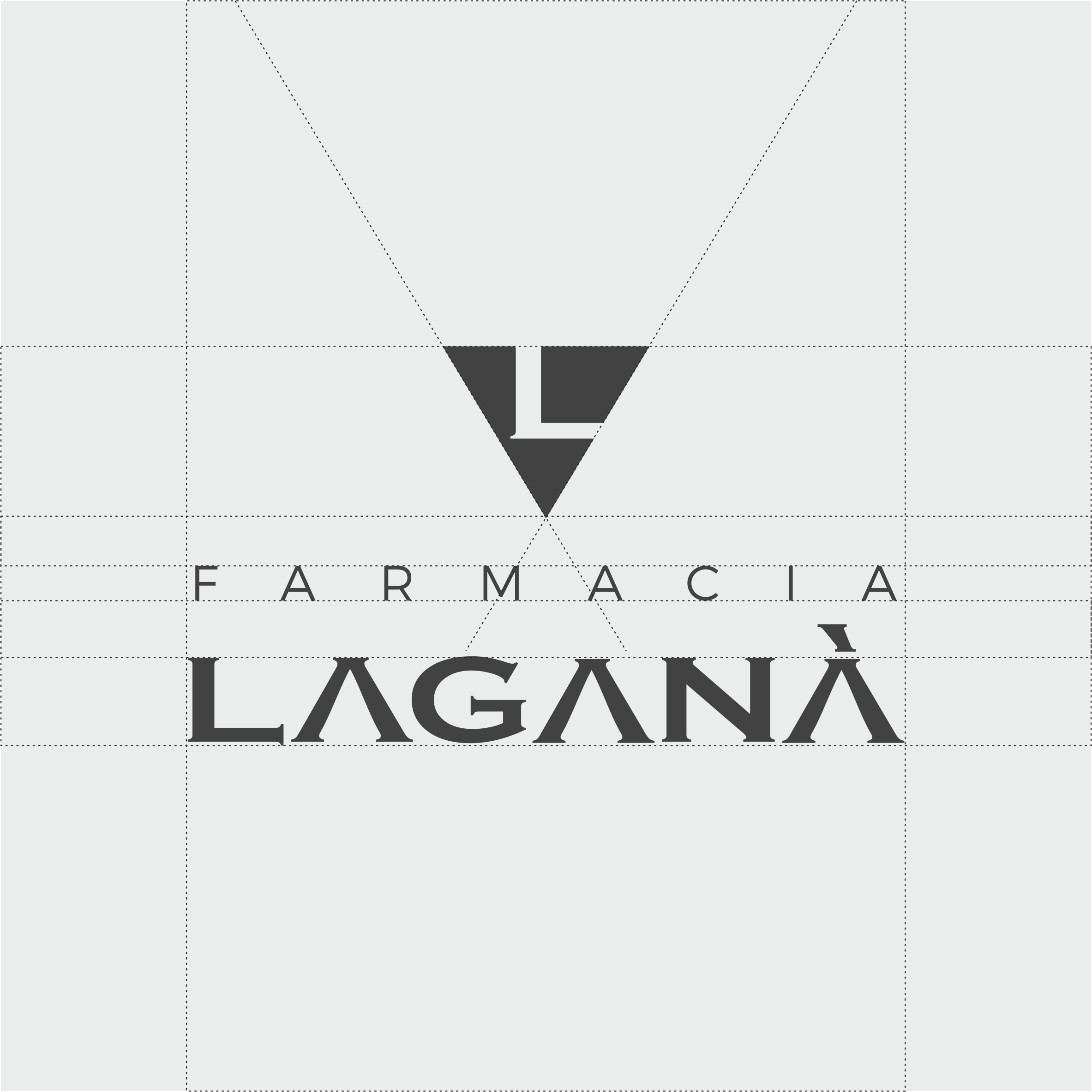 Logo rebranding Farmacia Laganà | MASTROiNCHIOSTRO