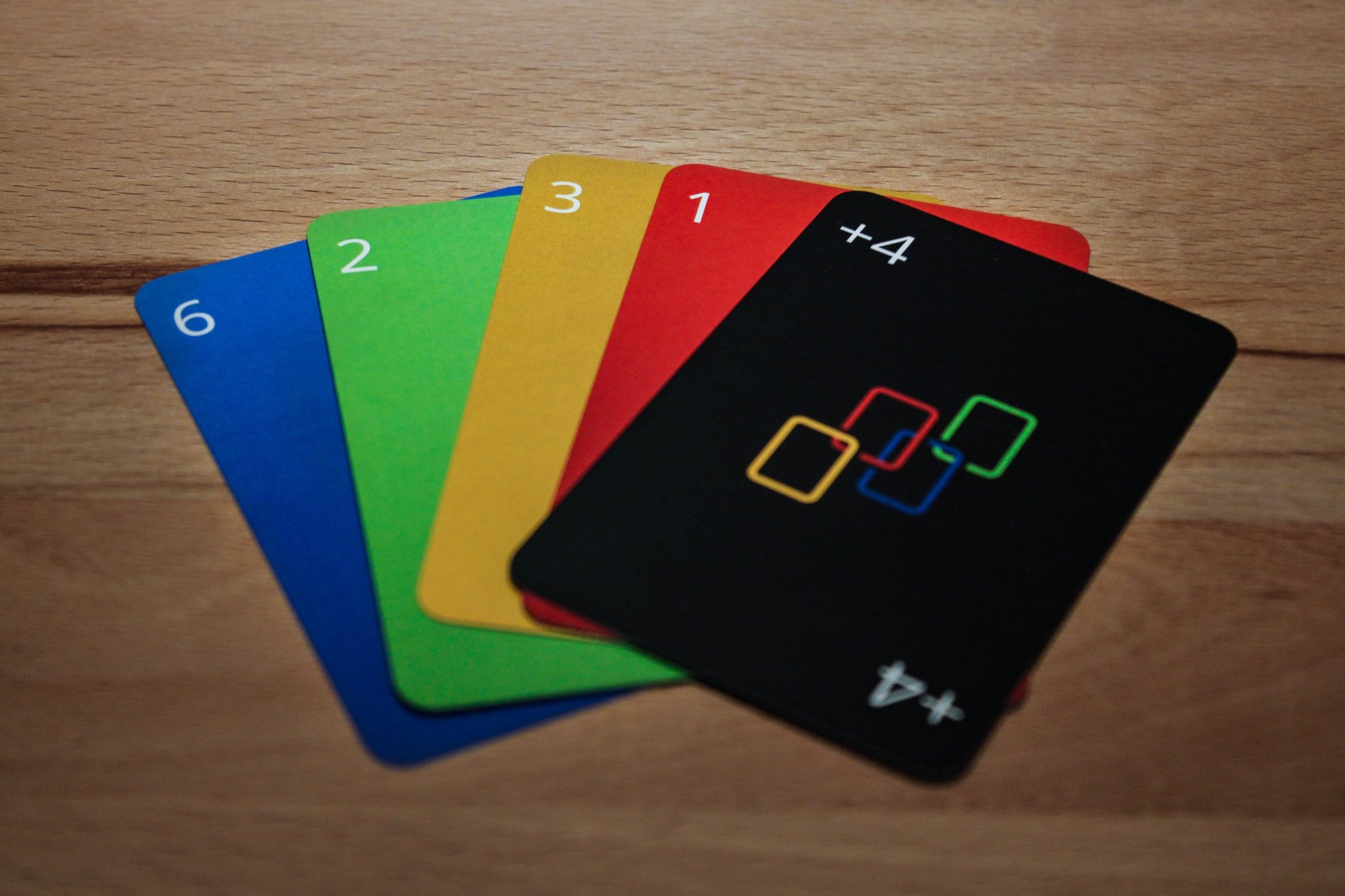 Black Uno Cards Minimalist UNO Minimalista Card Game