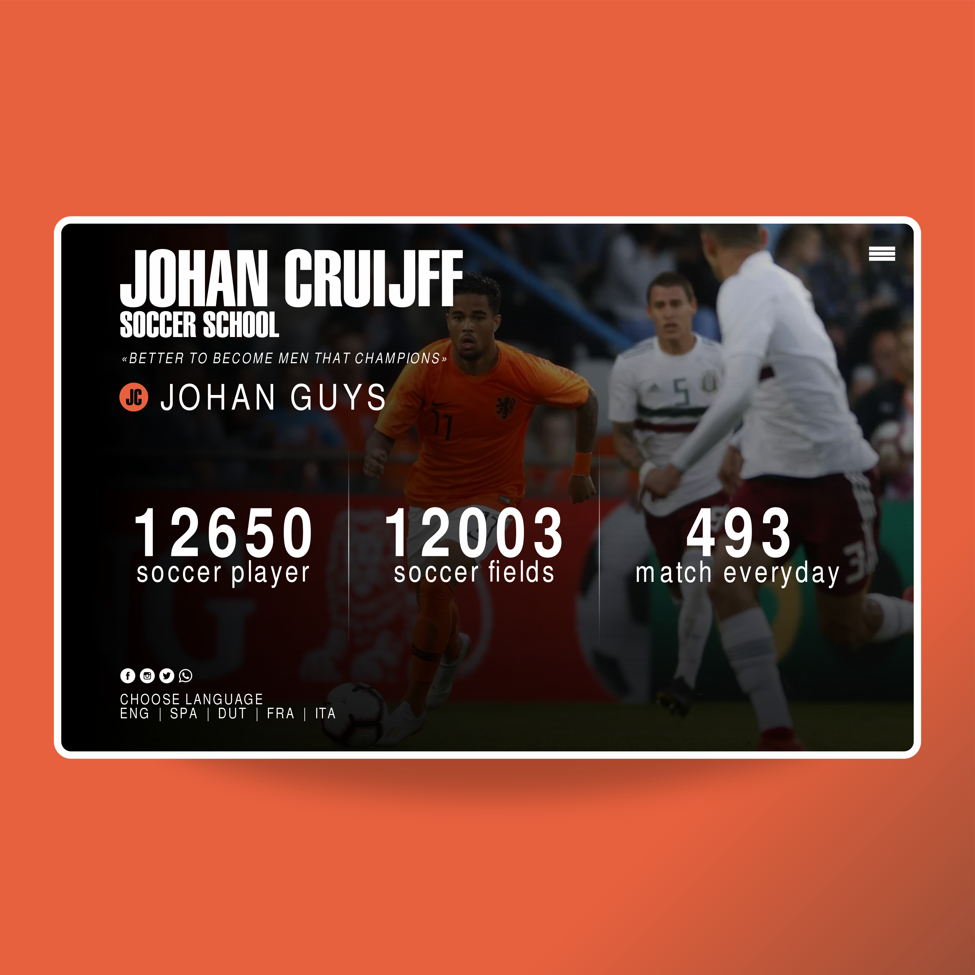 Johan Cruijff Soccer School | MASTROiNCHIOSTRO web site - brand logo