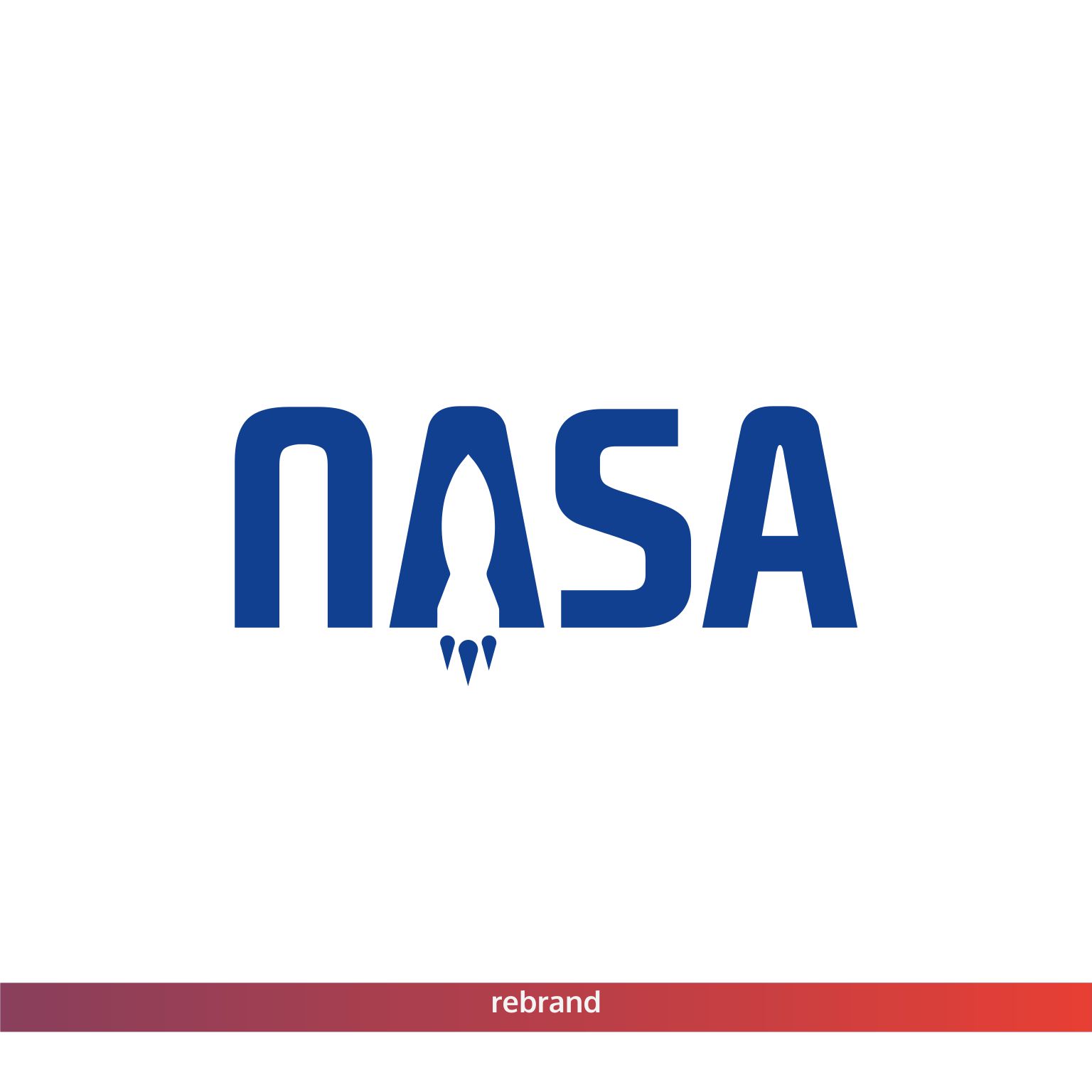 NASA logo restyling | MASTROiNCHIOSTRO NASA logo restyling | MASTROiNCHIOSTRO