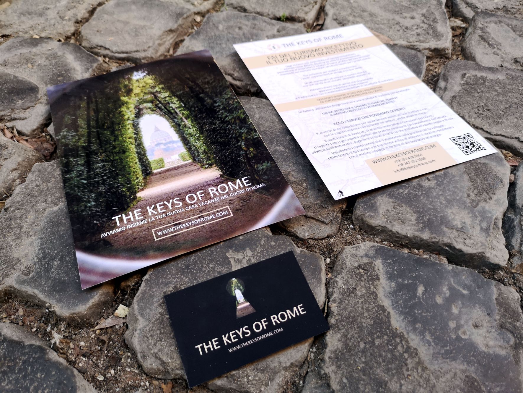 The Keys of Rome - biglietti da visita e flyer | MASTROiNCHIOSTRO