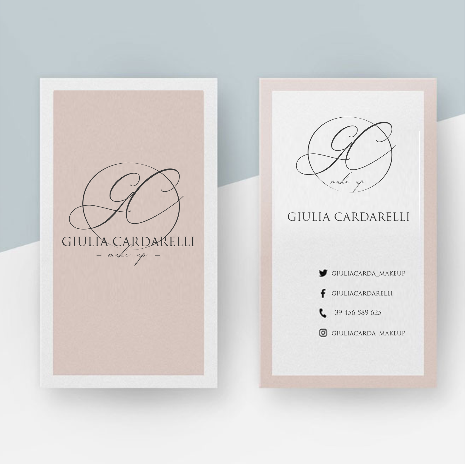 Giulia Cardarelli Make Up logo brand | MASTROiNCHIOSTRO Giulia Cardarelli Make Up logo brand | MASTROiNCHIOSTRO