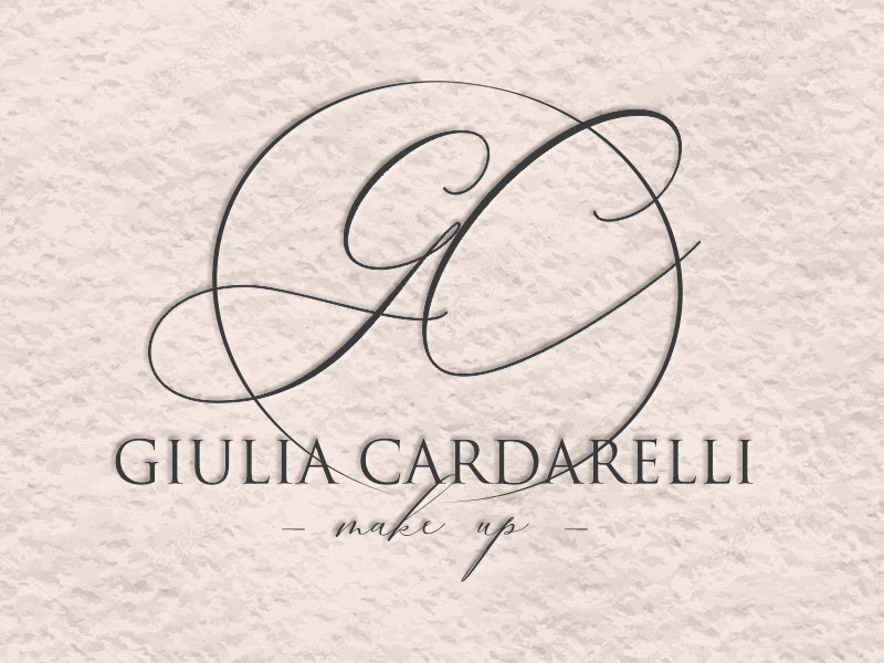Giulia Cardarelli Make Up logo brand | MASTROiNCHIOSTRO Giulia Cardarelli Make Up logo brand | MASTROiNCHIOSTRO