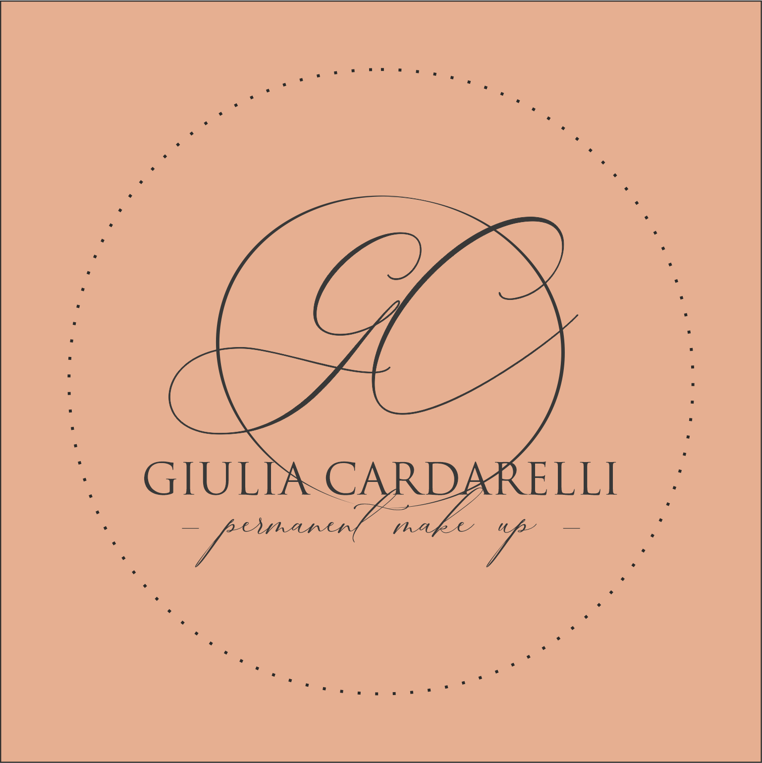 Giulia Cardarelli Make Up logo brand | MASTROiNCHIOSTRO Giulia Cardarelli Make Up logo brand | MASTROiNCHIOSTRO