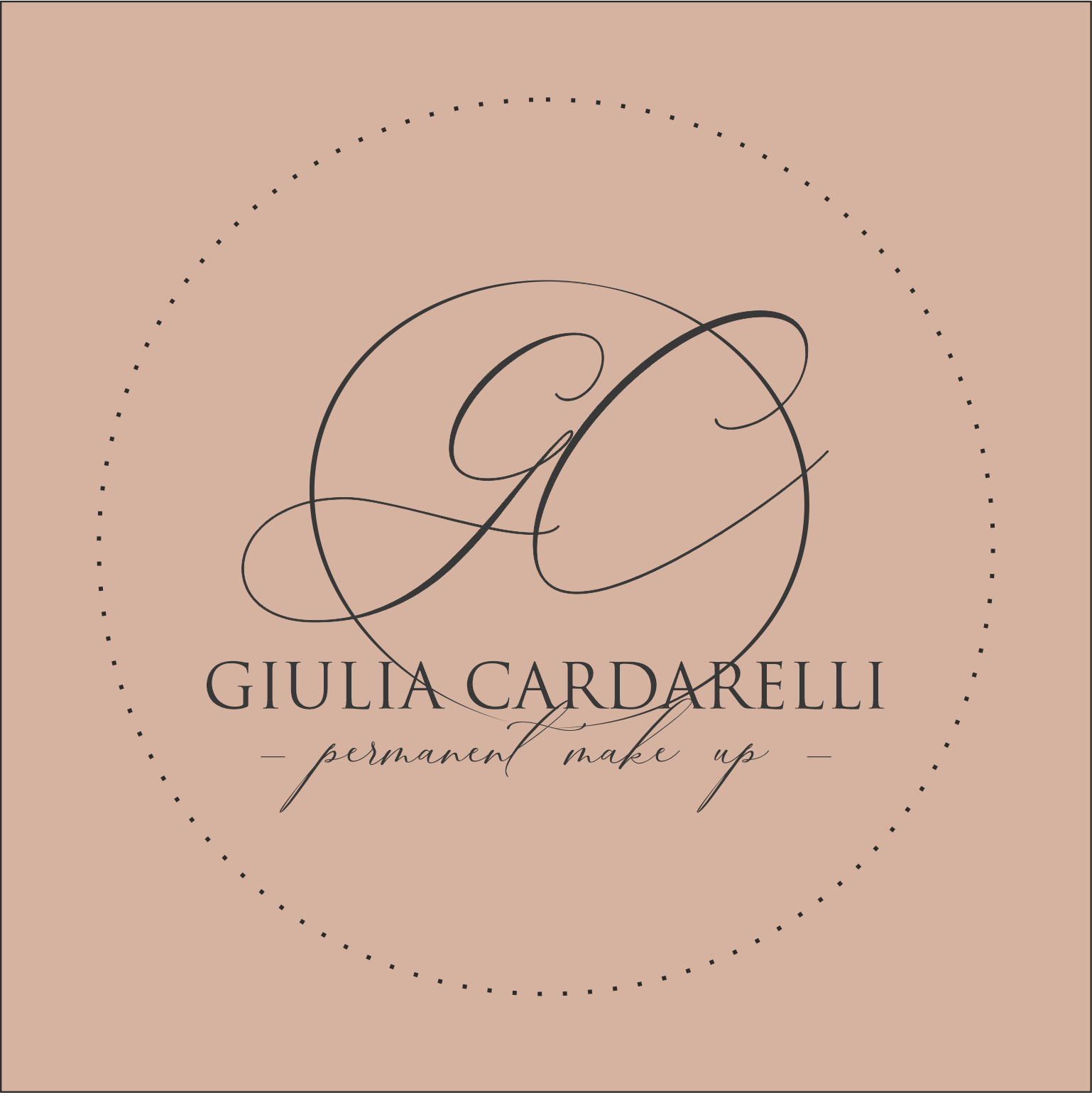 Giulia Cardarelli Make Up logo brand | MASTROiNCHIOSTRO Giulia Cardarelli Make Up logo brand | MASTROiNCHIOSTRO