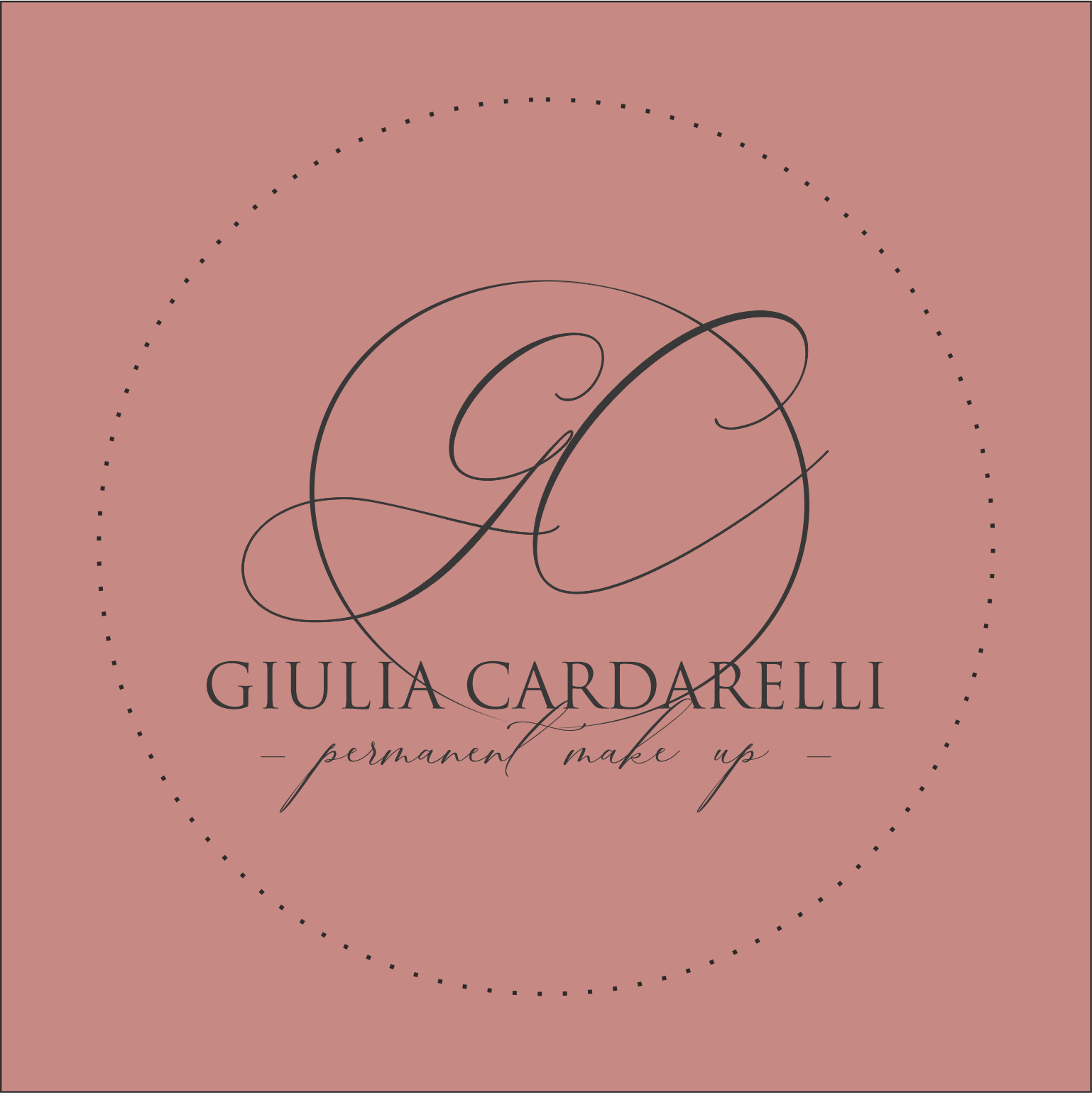 Giulia Cardarelli Make Up logo brand | MASTROiNCHIOSTRO Giulia Cardarelli Make Up logo brand | MASTROiNCHIOSTRO