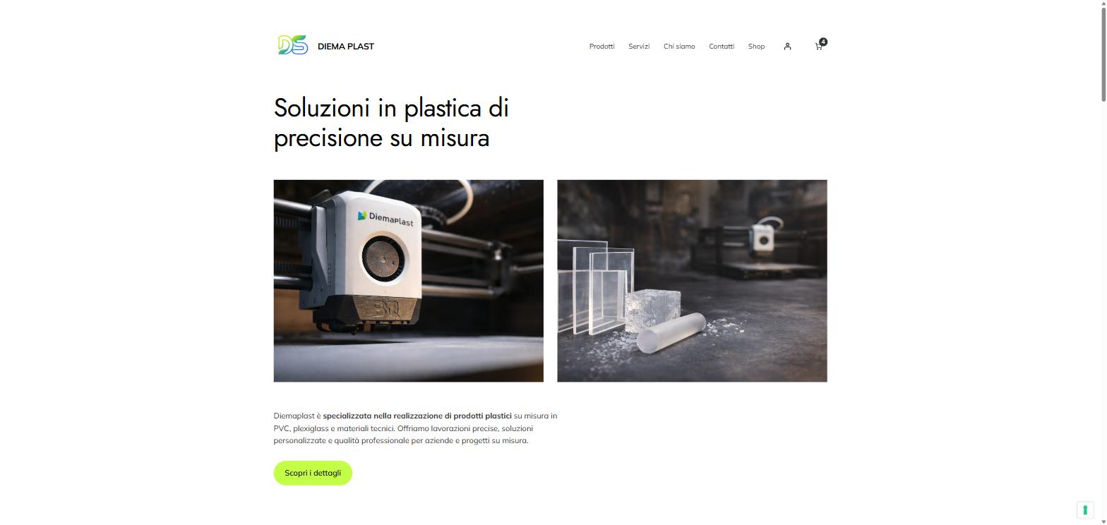 Diema Plast sito web