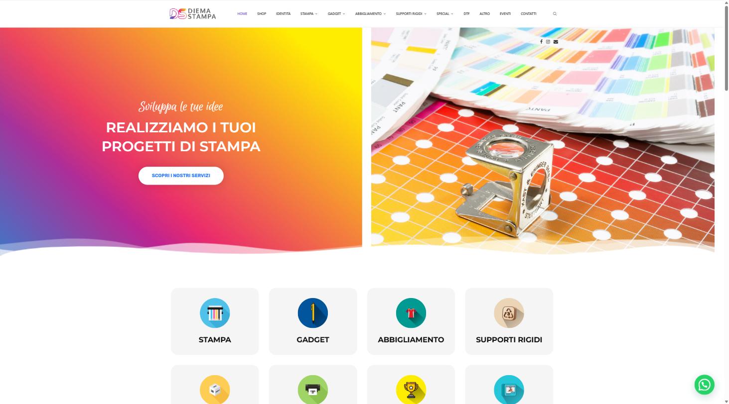 Diema Stampa sito web
