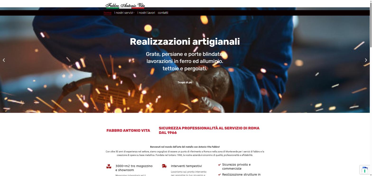 Fabbro Antonio Vita sito web