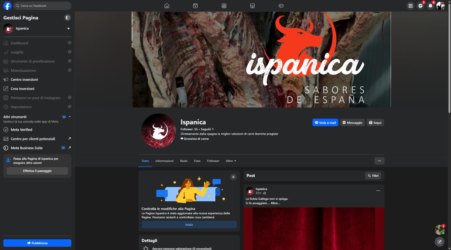 Ispanica pagina Facebook