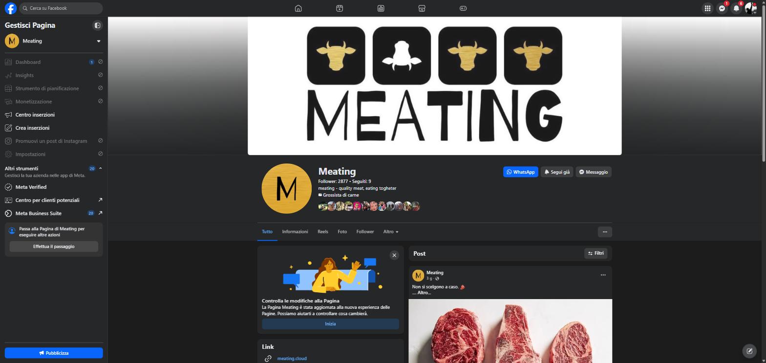 Meating pagina Facebook